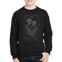 The Lovers Tarot Card Occult Goth Halloween Gothic Youth Sweatshirt | Artistshot