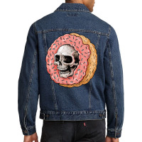 Skull Donat Men Denim Jacket | Artistshot