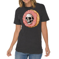 Skull Donat Vintage T-shirt | Artistshot