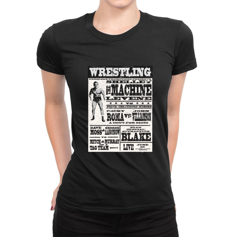 Machine Levene Ladies Fitted T-Shirt by AudreyRussian | Artistshot