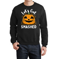 Lets Get Smashed Funny Pumpkin Halloween Drinking Costume Tank Top Crewneck Sweatshirt | Artistshot