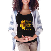 They Whispered To Her You Cannot Withstand The Flower Maternity Scoop Neck T-shirt | Artistshot