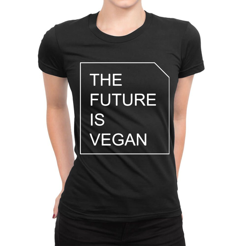 The Future Is Vegan Ladies Fitted T-Shirt by Richard Art | Artistshot