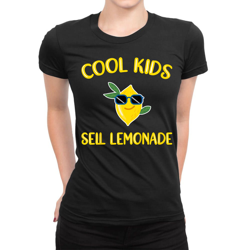 Kids Sell Lemonade Funny Lemonade Stand T Shirt Ladies Fitted T-Shirt by cm-arts | Artistshot