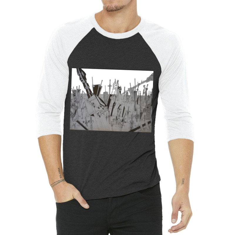 Sword Graveyard (w) 3/4 Sleeve Shirt | Artistshot