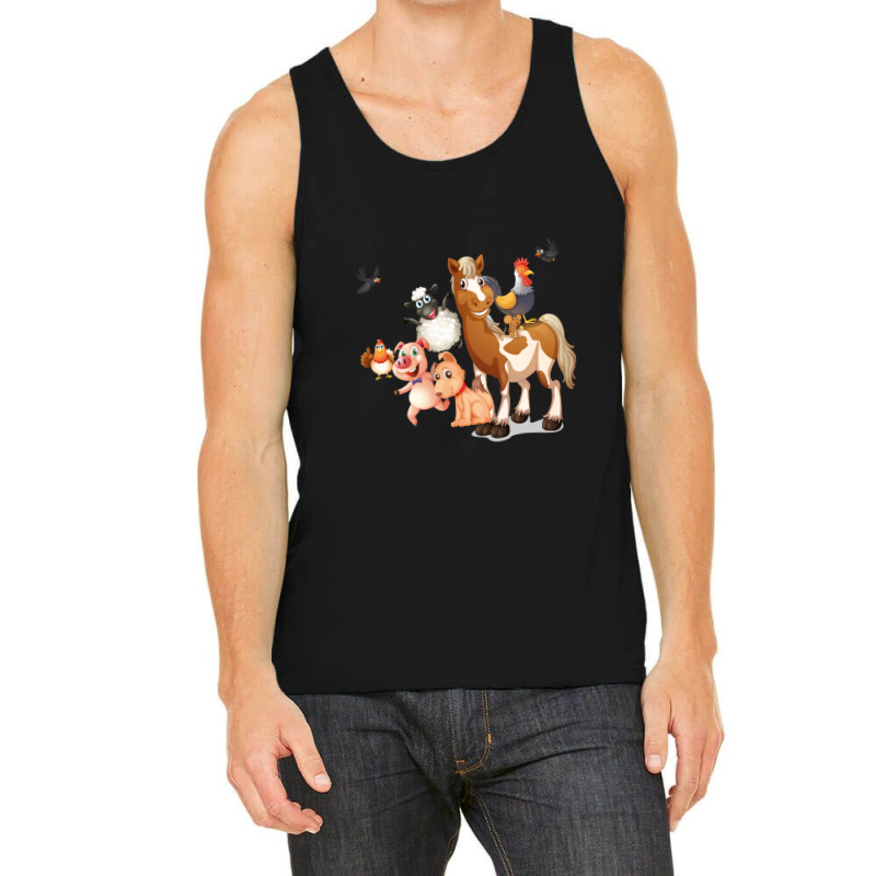 Cartoon Animals Anime Tank Top by RichardLopez | Artistshot