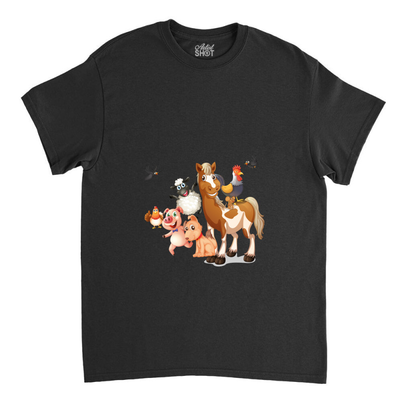 Cartoon Animals Anime Classic T-shirt by RichardLopez | Artistshot