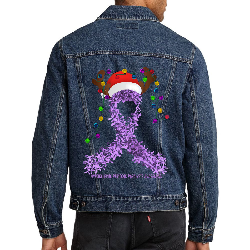 Hypokalemic Periodic Paralysis Fighter Hypokalemic Periodic Paralysis  Men Denim Jacket | Artistshot