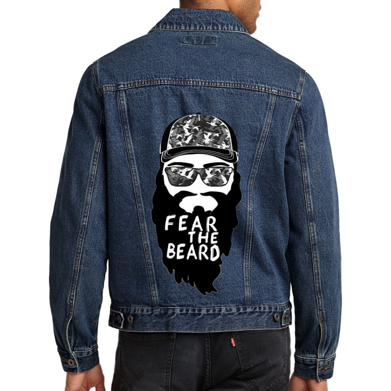 Fear Shirt Men Denim Jacket by kynekel | Artistshot