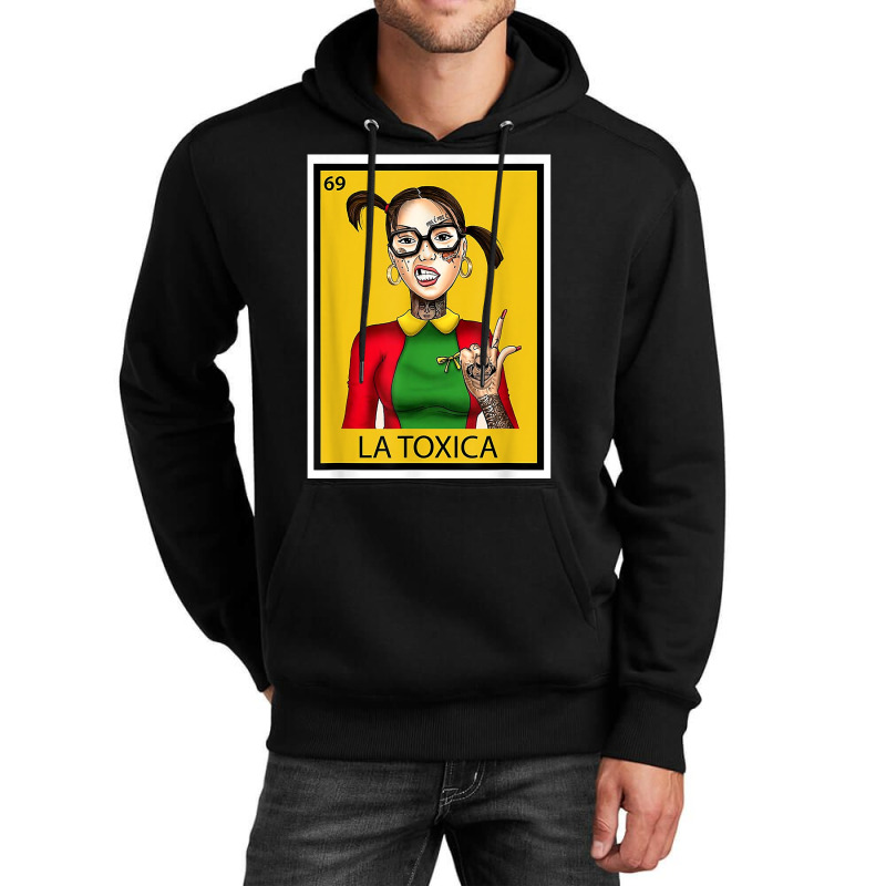 Mexican La Tóxica Lottery Card Funny Tattoos Girls Vintage T Shirt Unisex Hoodie by cm-arts | Artistshot