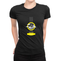 Yellow Guitar Strings 1 Ladies Fitted T-shirt | Artistshot