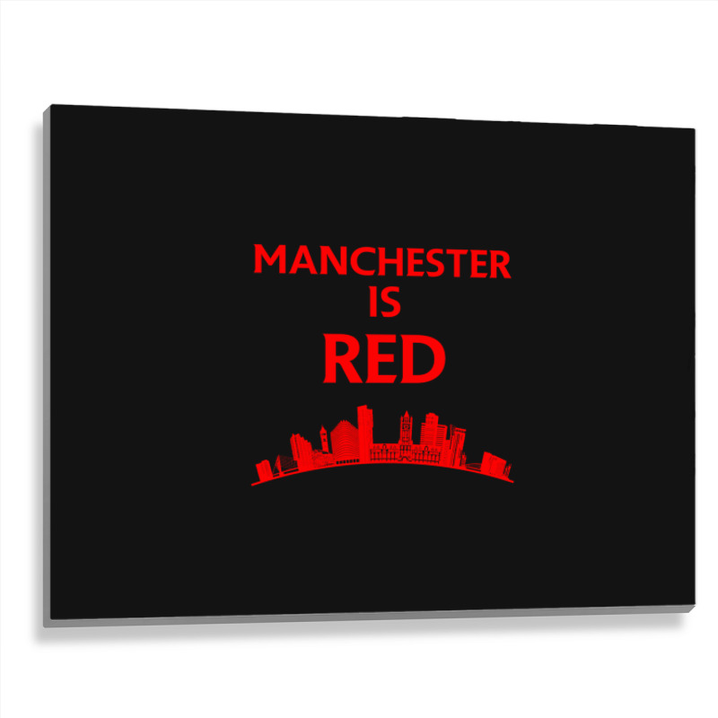 Manchester Is Red United Metal Print Horizontal | Artistshot