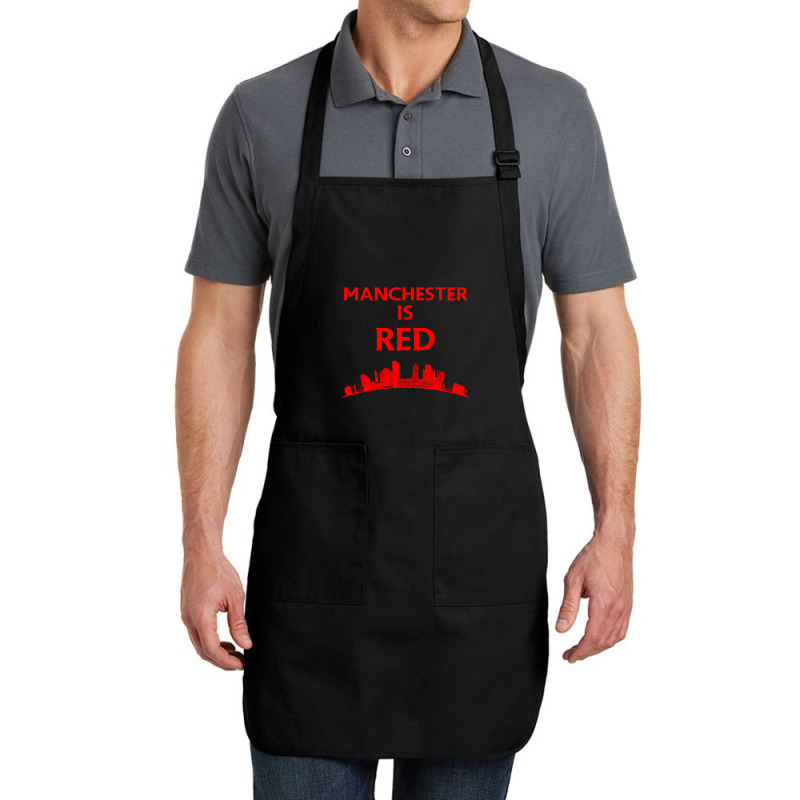 Manchester Is Red United Full-length Apron | Artistshot