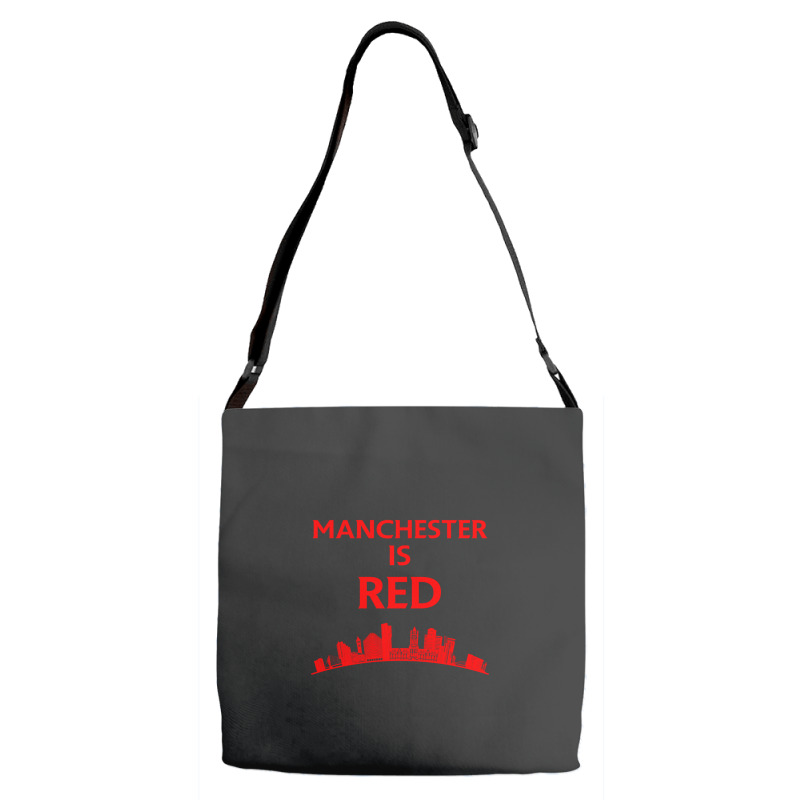 Manchester Is Red United Adjustable Strap Totes | Artistshot