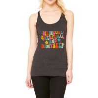 Funny Bilingual Bicultural And Bimyself T Shirt Racerback Tank | Artistshot