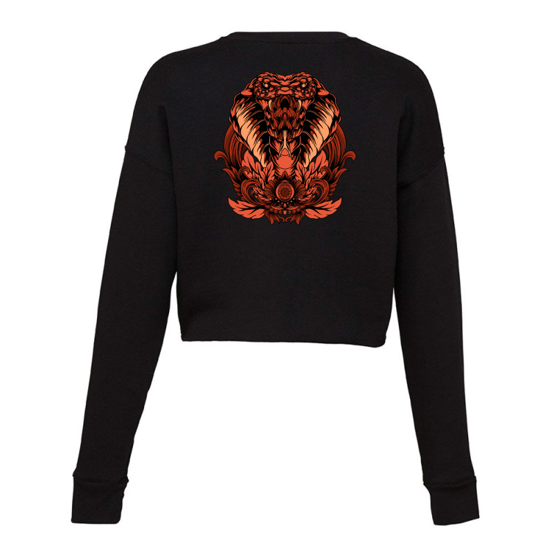 King Cobra Cropped Sweater | Artistshot