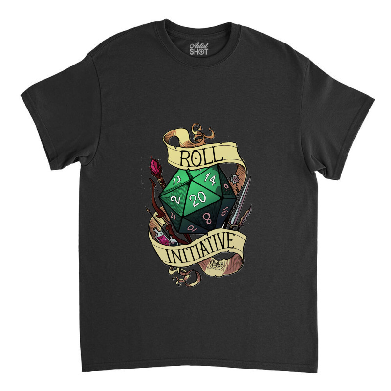 Roll Initiative Classic T-shirt by cm-arts | Artistshot