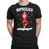 Cute Santa Doing Yoga Christmas Funny Yoga Mediation Gift Tank Top T-shirt | Artistshot