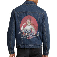 Trump Let Them Drink Bleach Dark Men Denim Jacket | Artistshot