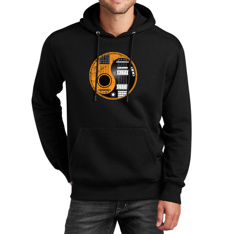 Ying Yang Guitar Gift Unisex Hoodie | Artistshot