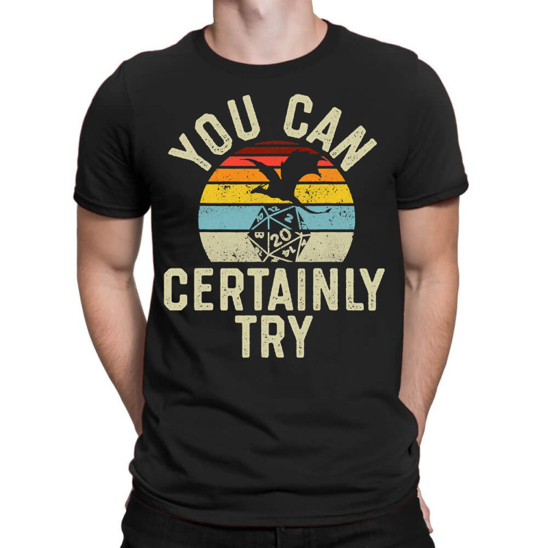 You Can Certainly Try D20 Dice Funny T-shirt | Artistshot