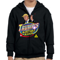 Trump's Injectable Bleach Youth Zipper Hoodie | Artistshot