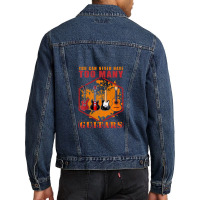 You Can Never Have Too Many Guitars 1 Men Denim Jacket | Artistshot