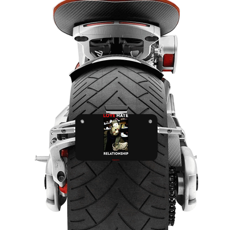 Love Crocs Hate Crocs Jason Motorcycle License Plate | Artistshot