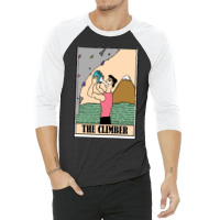 You Need Chalk Tarot Style The Climber Card 3/4 Sleeve Shirt | Artistshot