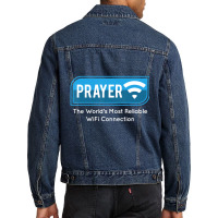 Christian Catholic Prayer Faith Pastor Men Women Men Denim Jacket | Artistshot