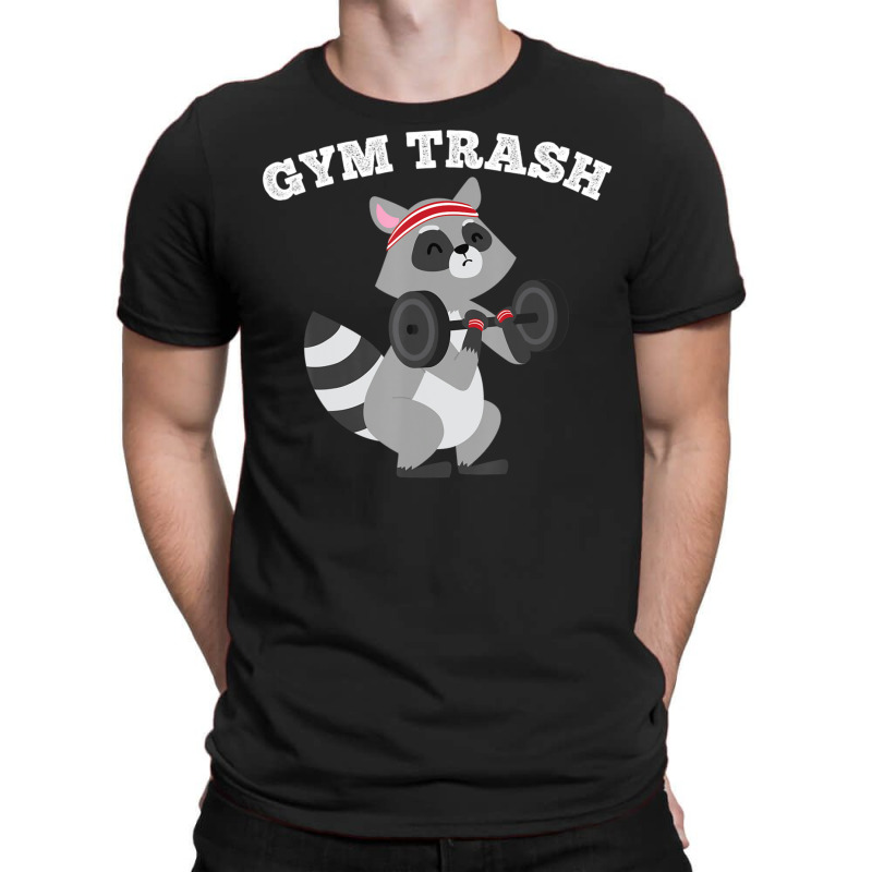 Gym Trash Weight Lifting Raccoon Workou T-shirt | Artistshot