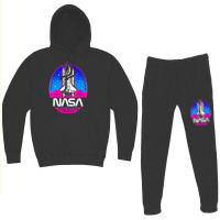 Space Shuttle Program Pink & Purple Hoodie & Jogger Set | Artistshot