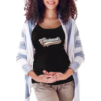 I Love Cincinnati City Usa Retro Vintage Maternity Scoop Neck T-shirt | Artistshot