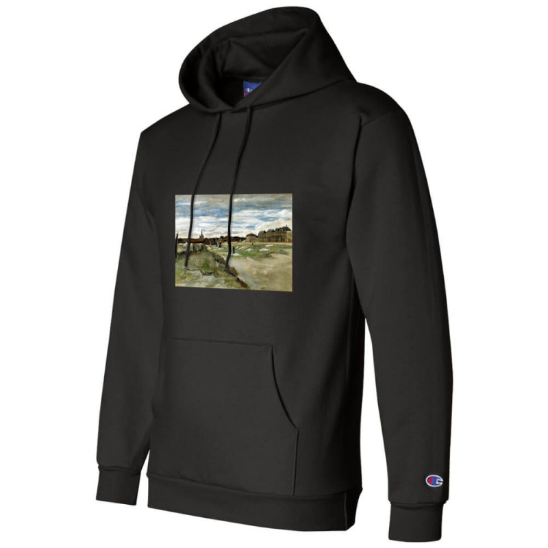 Vincent Van Gogh Bleaching Ground At Scheveningen Champion Hoodie | Artistshot