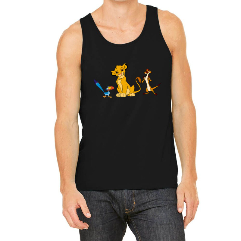 Simba Zazu And Timon - Cartoon Tank Top by AnitaBiegacki | Artistshot