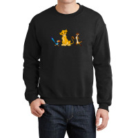 Simba Zazu And Timon - Cartoon Crewneck Sweatshirt | Artistshot