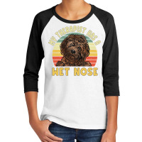 My Therapist Has A Wet Nose, Cavapoo Dog Lover Pet Owner Youth 3/4 Sleeve | Artistshot