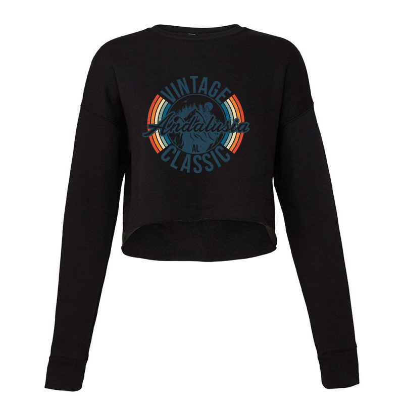 I Love Andalusia Alabama Retro Vintage Classic Limited Edition Cropped Sweater | Artistshot