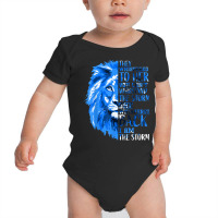 I'm The Storm Strong Women Type 1 Diabetes Warrior Blue Lion Baby Bodysuit | Artistshot