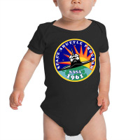 Space Shuttle Sunset 1961 Baby Bodysuit | Artistshot