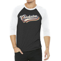 I Love Crookston City Usa Retro Vintage 3/4 Sleeve Shirt | Artistshot