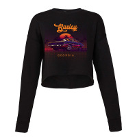 Baxley Georgia Retro Vintage 80s 90s Muscle Cars Retrowave Aesthetic Cropped Sweater | Artistshot