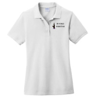 In Vino Veritas Wine Lover, Wine Saying, Red Wine T Shirt Ladies Polo Shirt | Artistshot