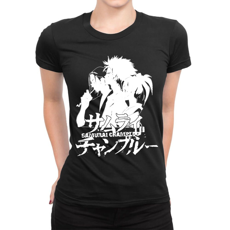 Samurais Champlooo Ladies Fitted T-Shirt by cm-arts | Artistshot