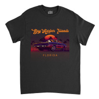 Bay Harbor Islands Florida Retro Vintage 80s 90s Muscle Cars Retrowave Classic T-shirt | Artistshot