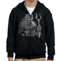 Angry Zeus Mythological God Greek Sweatshirt Youth Zipper Hoodie | Artistshot