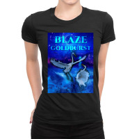 Blaze Goldburst Fantasy Book Birds Animals Fight Ladies Fitted T-shirt | Artistshot