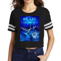 Blaze Goldburst Fantasy Book Birds Animals Fight Scorecard Crop Tee | Artistshot