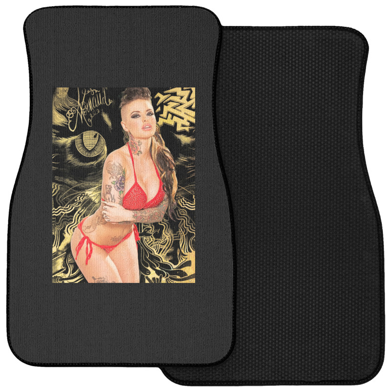 Christy Mack - Hot Tipping Point - Pop Art Pornstars Front Car Mat | Artistshot