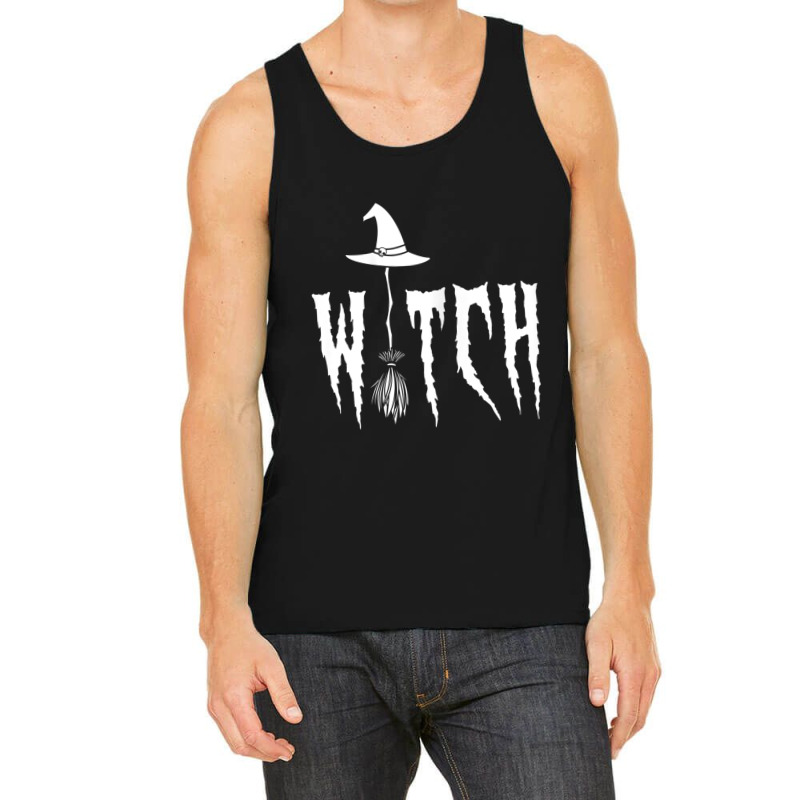 Women's Witch's Hat, Broom, Witches, Witches, Halloween, Wicca, Coven Tank Top | Artistshot